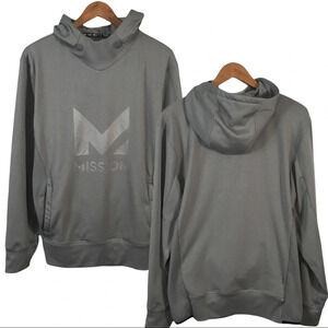 B6 Men’s Mission Vapor Active Performance Hoodie Sweatshirt L